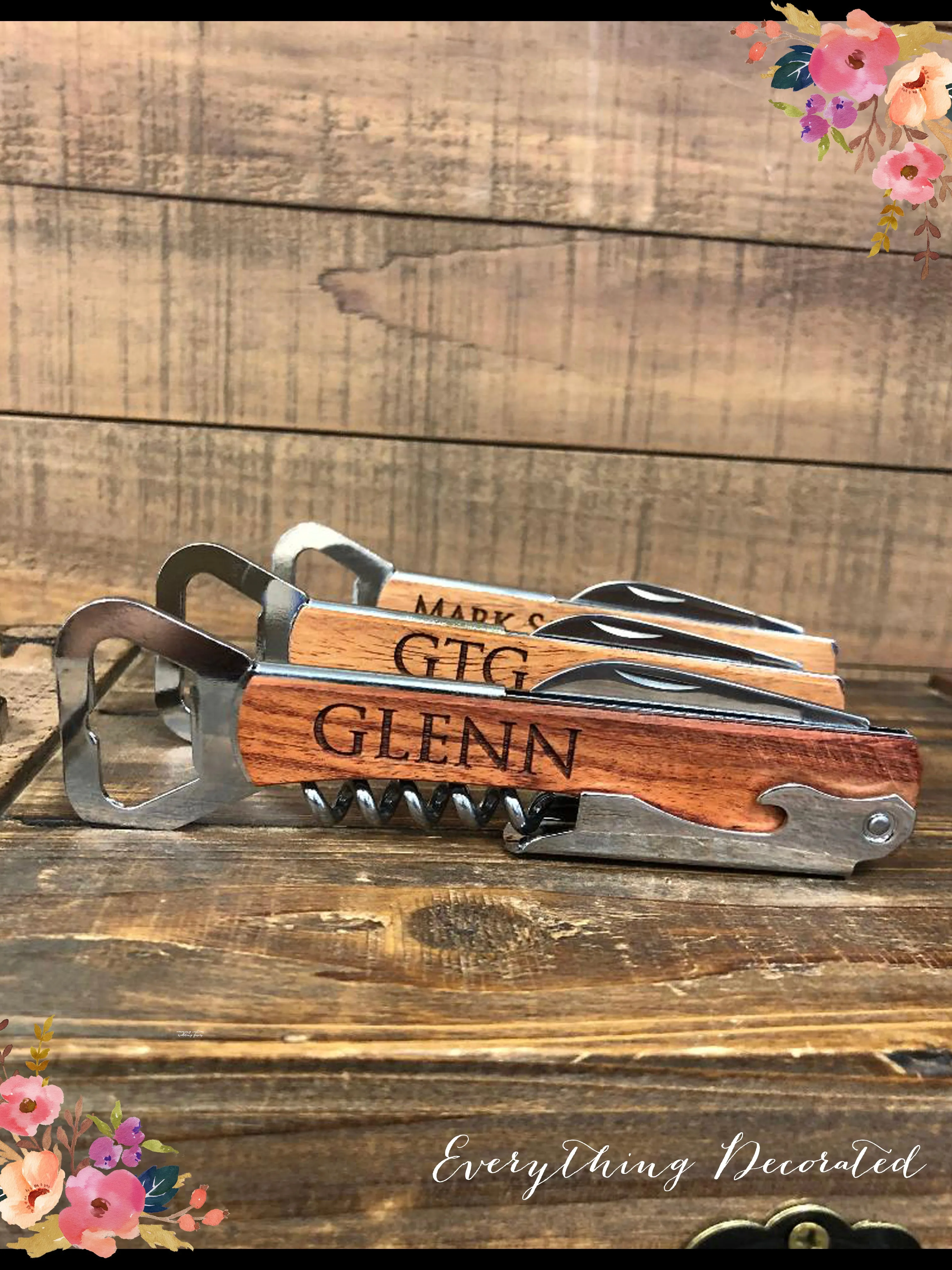 Personalized Wine Bottle Opener