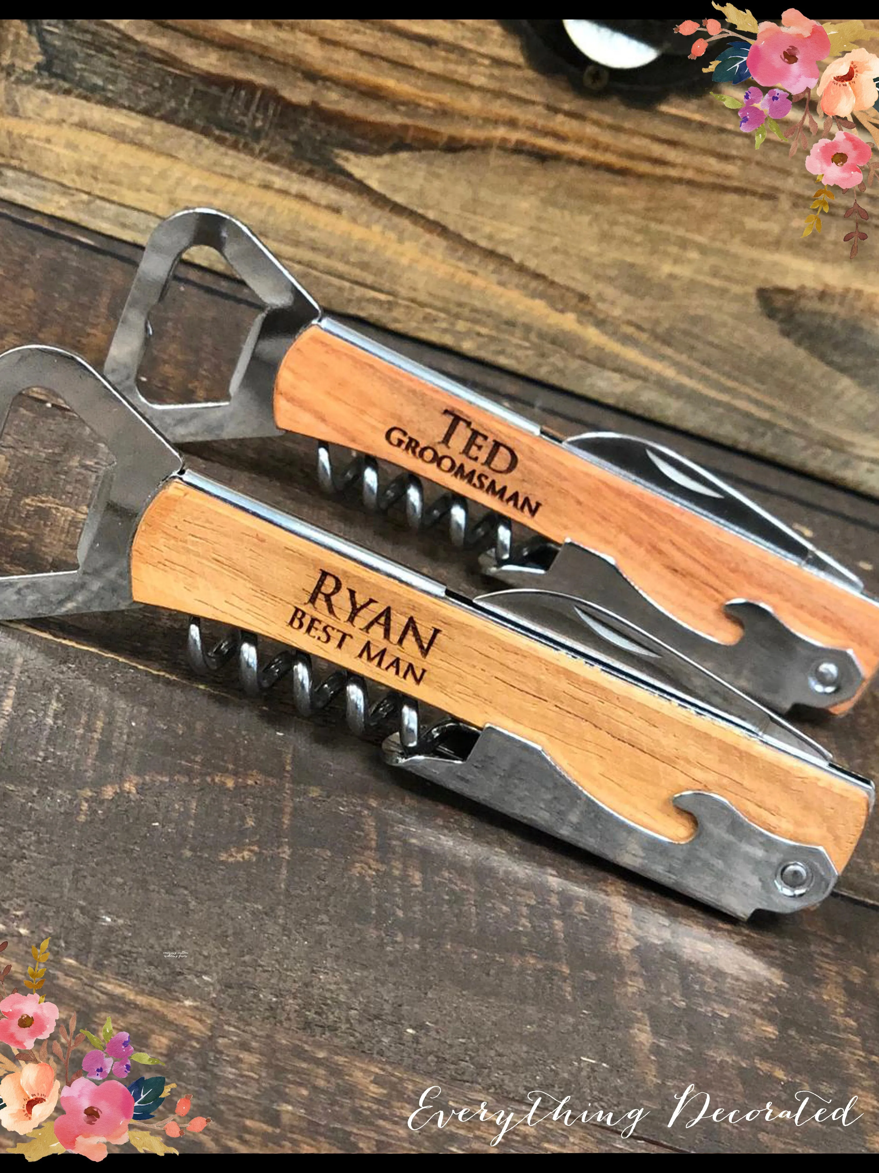 Personalized Wine Bottle Opener