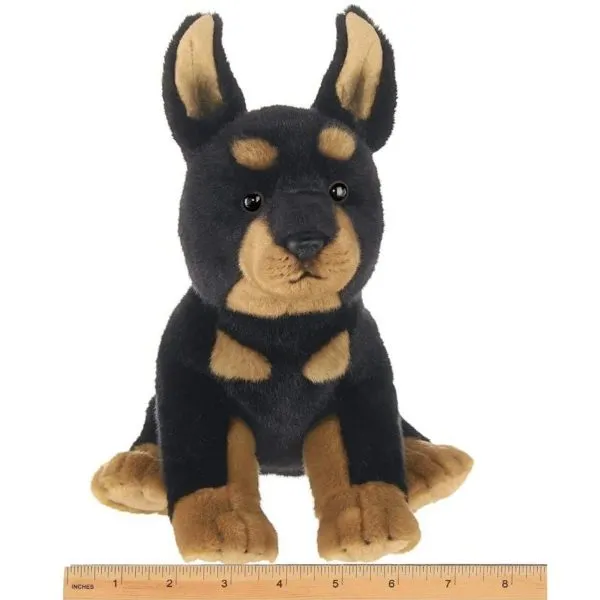 Plush Stuffed Doberman Pinscher Puppy Dog Thor