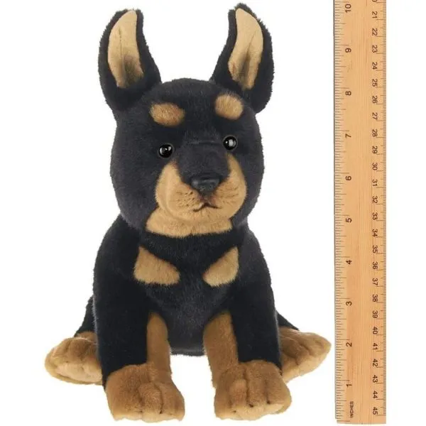 Plush Stuffed Doberman Pinscher Puppy Dog Thor