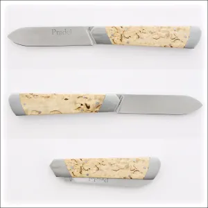 Pradel Folding Knife Karelian Birch Handle & Lock-Back by Fontenille Pataud