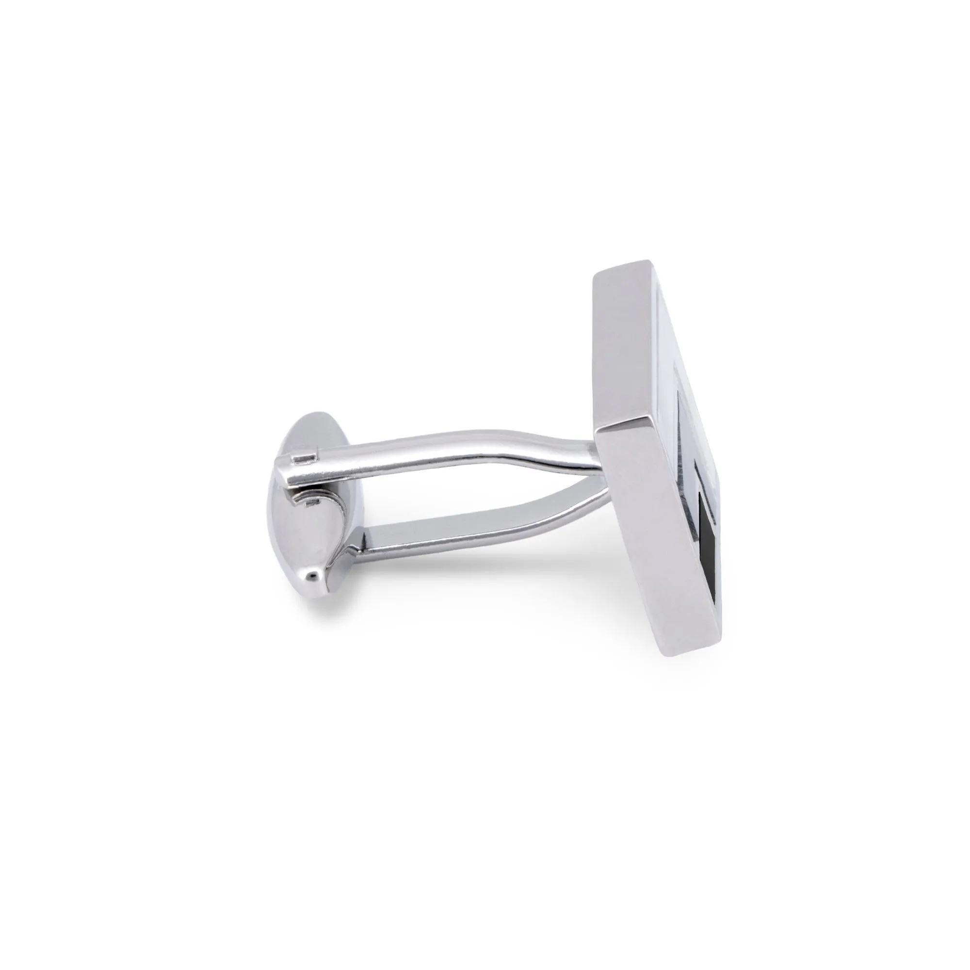 Rectangle Cufflinks with Mother of Pearl Details (Online Exclusive)