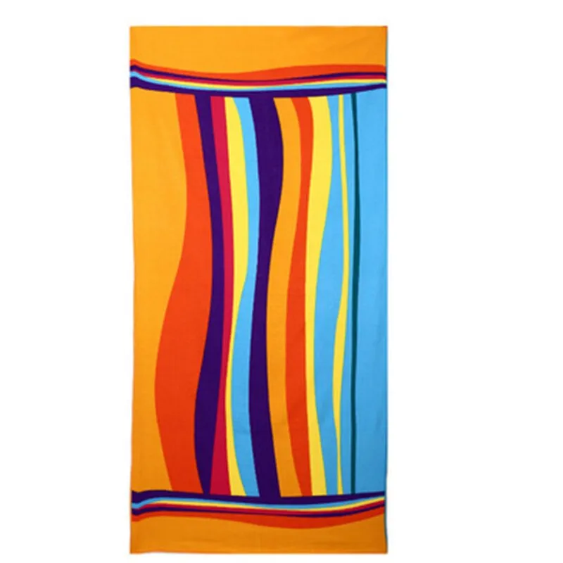 Rectangular Beach Towel Sand Free & Quick Dry Microfiber Beach Blanket Lounge Cover for Adults Kids Outdoor 150*75CM XR-