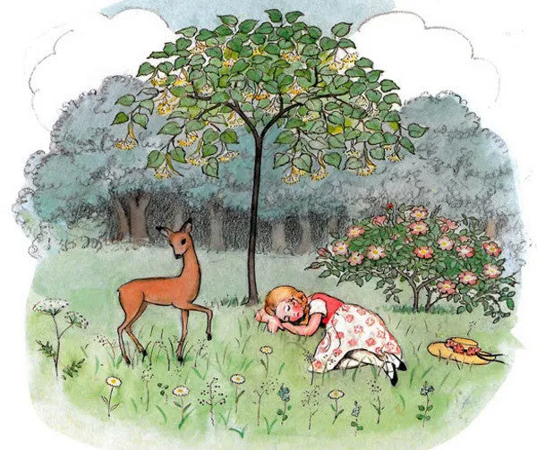 Rosalind and the little deer - Elsa Beskow