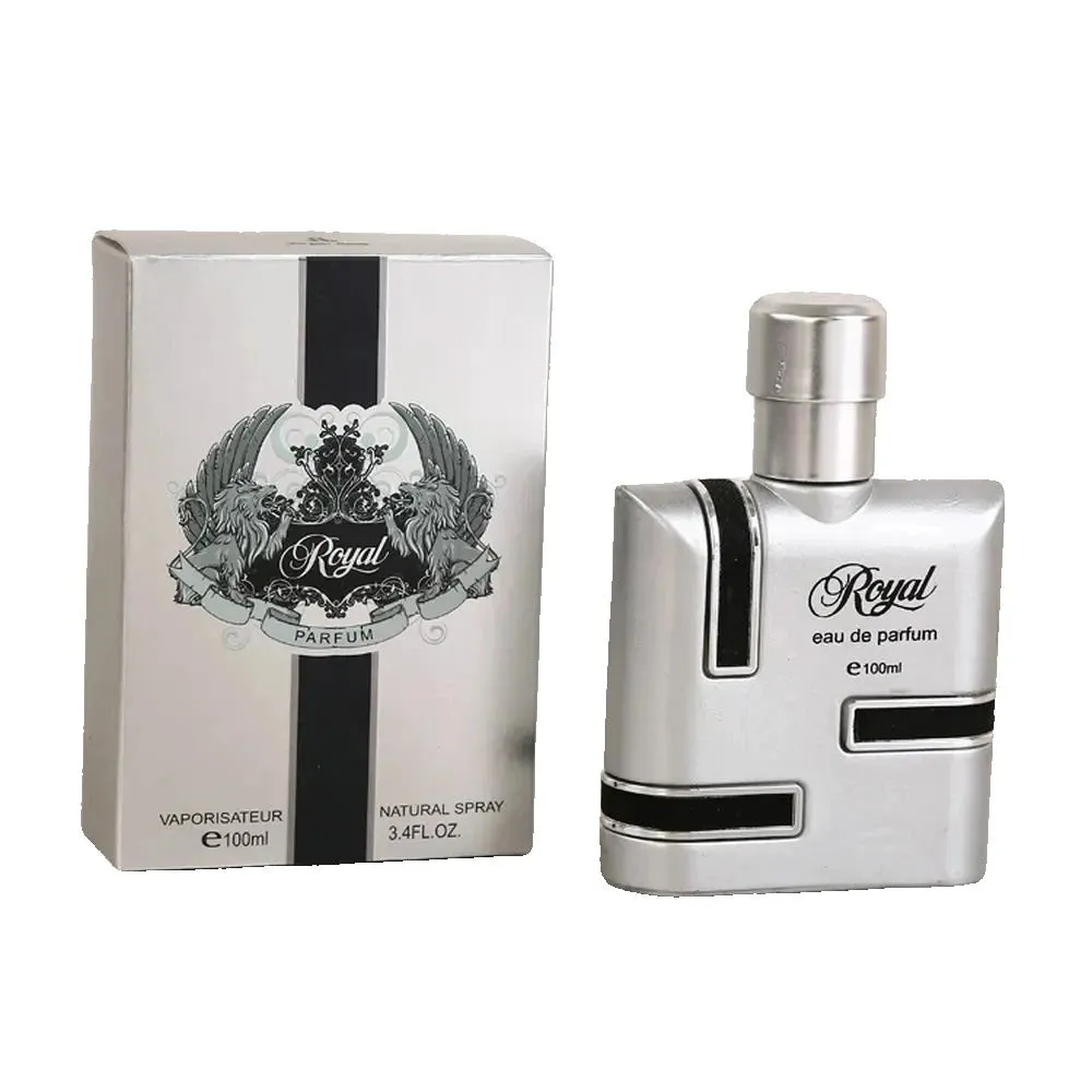 ROYAL SILVER for Him Original Eau de Parfum Long Lasting Scent 3.4 Fl Oz