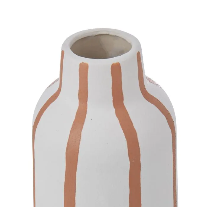 Stripe Stonewash Vessel - Beige