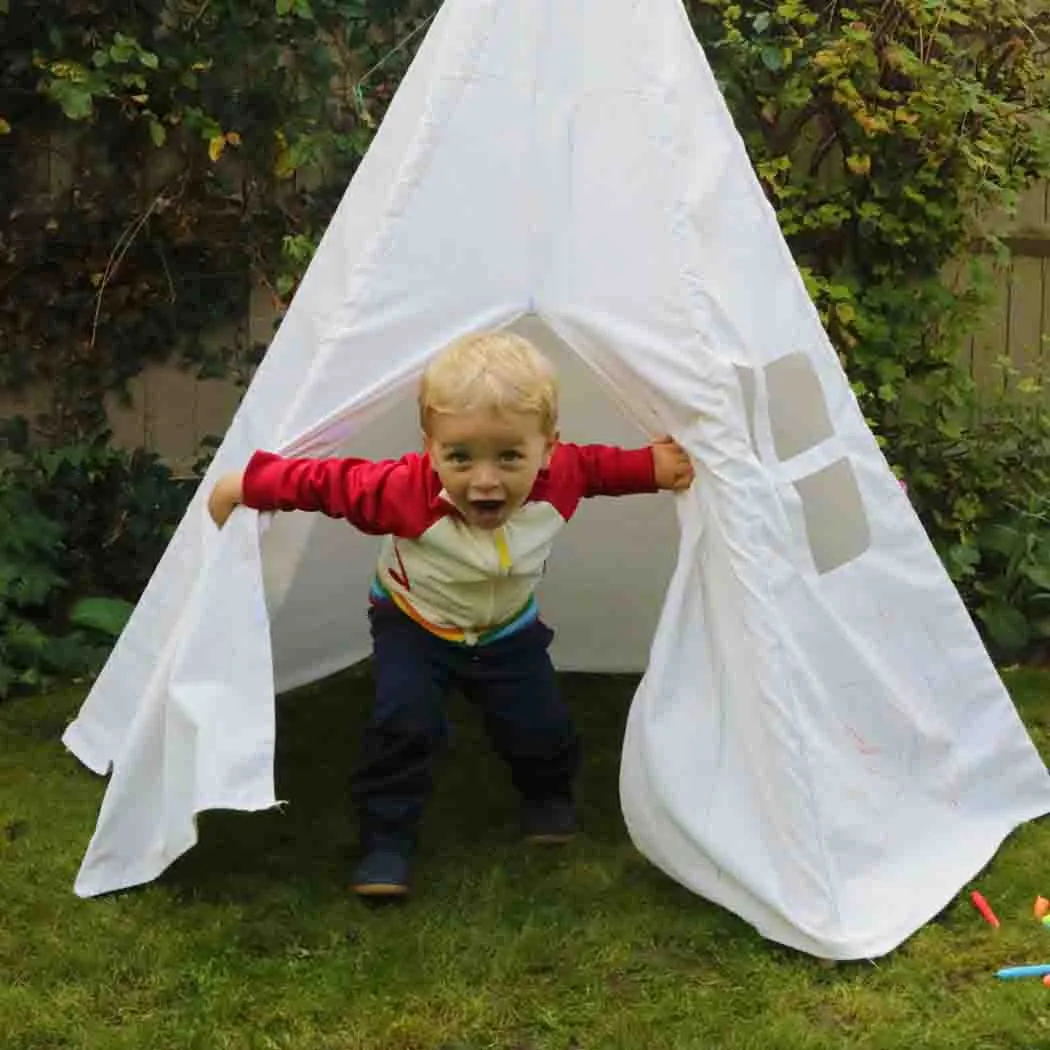 Teepee Play Tent - Wigwam - Colour-In with Wash-Out Pens