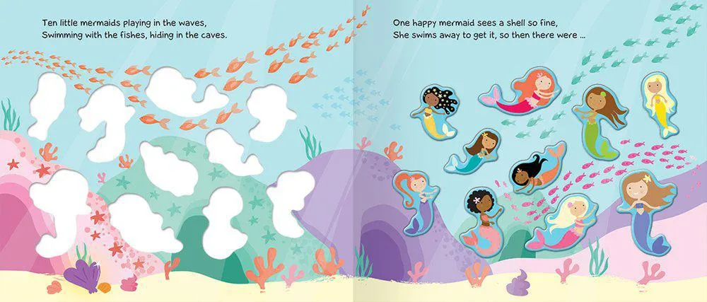 Ten Little Mermaids (Counting to Ten Books) Hardcover