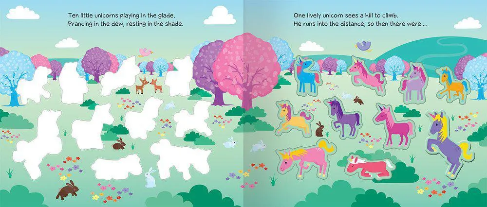 Ten Little Unicorns (Counting to Ten Books) Hardcover Kids 3 - 6 years Book