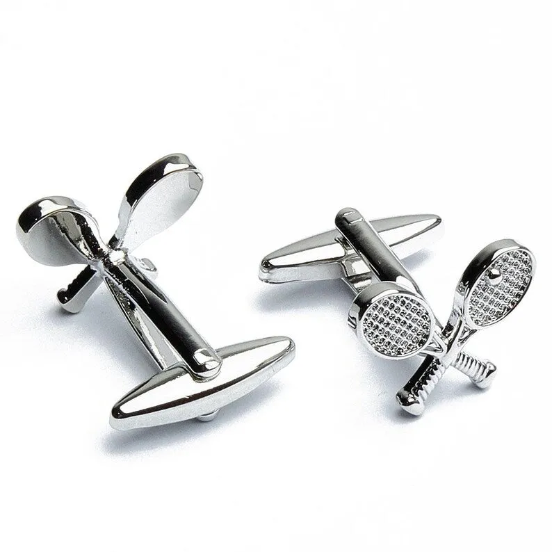 Tennis Racquets Cufflinks