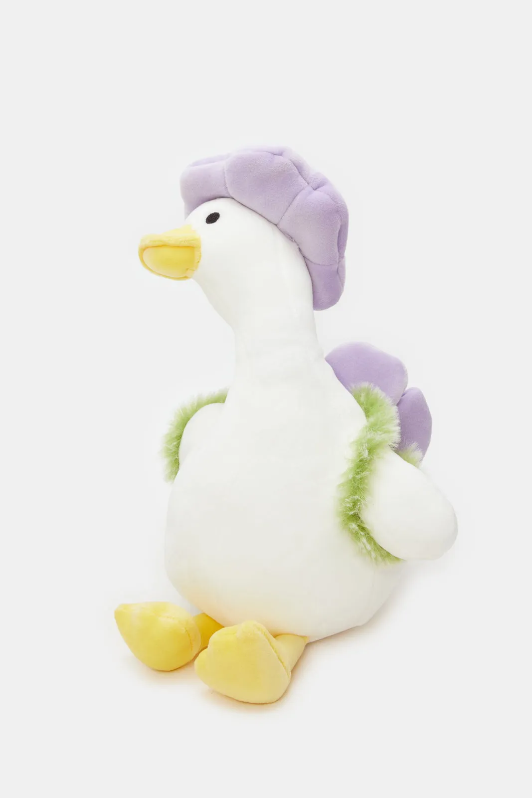 White Cuddles Marshmallow Duck Plush Toy