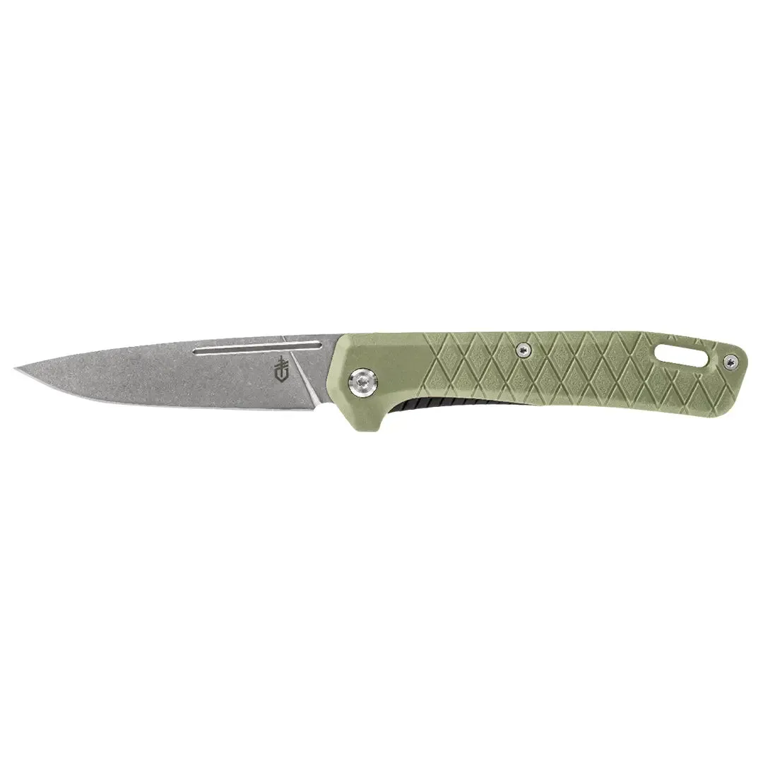 Zilch FE DP Folding Clip Knife - Lichen Green by Gerber